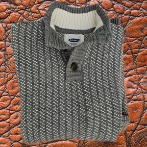 High Neck Stand-Collar Pullover Knit Sweater (330003)